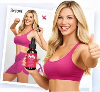 Customer reviews forBefore & after transformation in gym wear with Jelly Burn bottle-testimonial -2